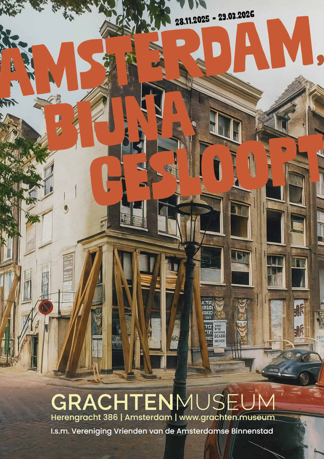 Poster Amsterdam bijna gesloopt JPG