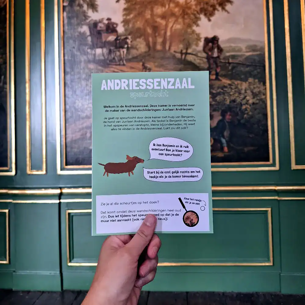 flyer van de speurtocht