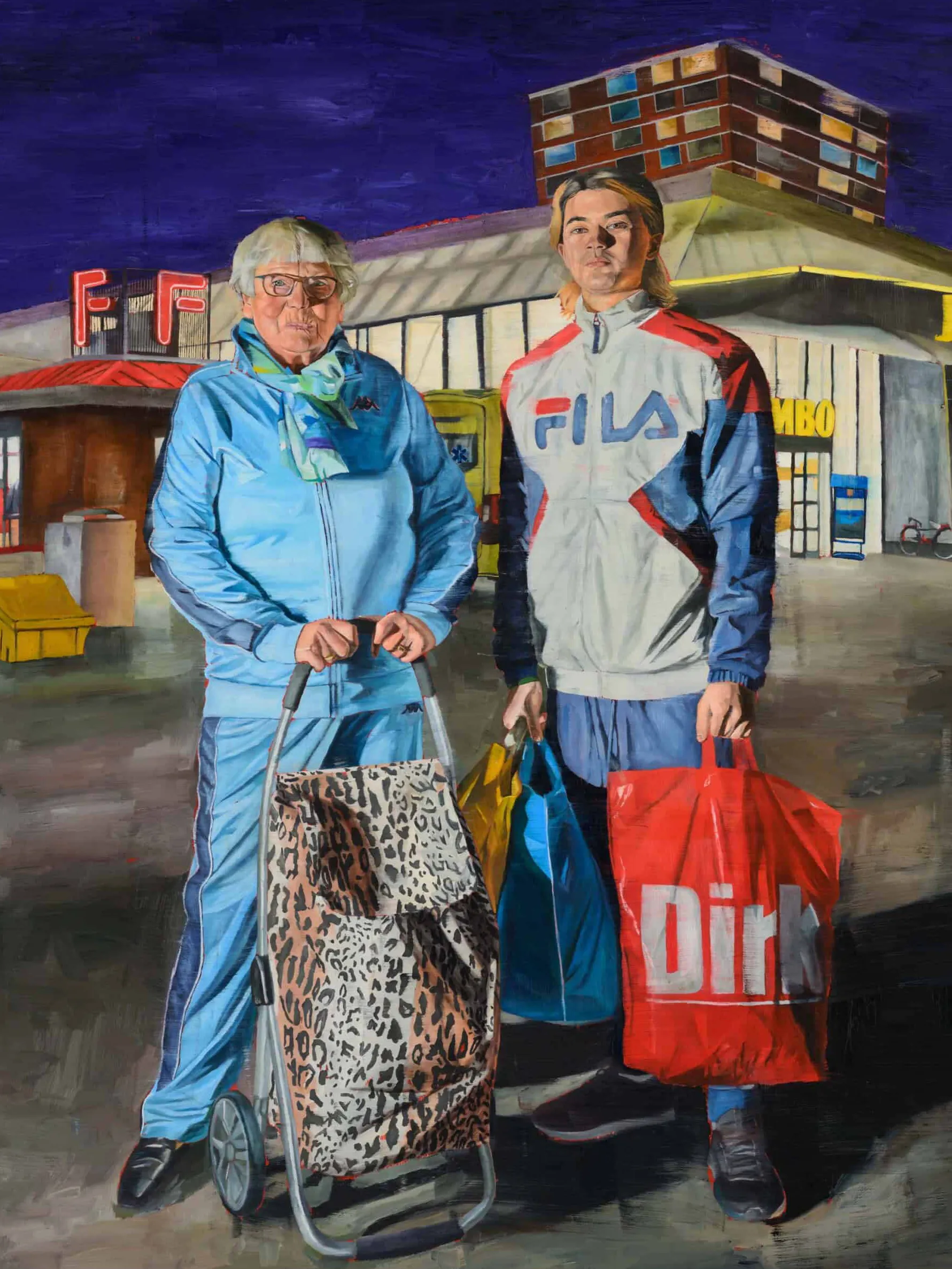 Grachtenmuseum Boodschappen Met Oma schilderij Kaili Smith