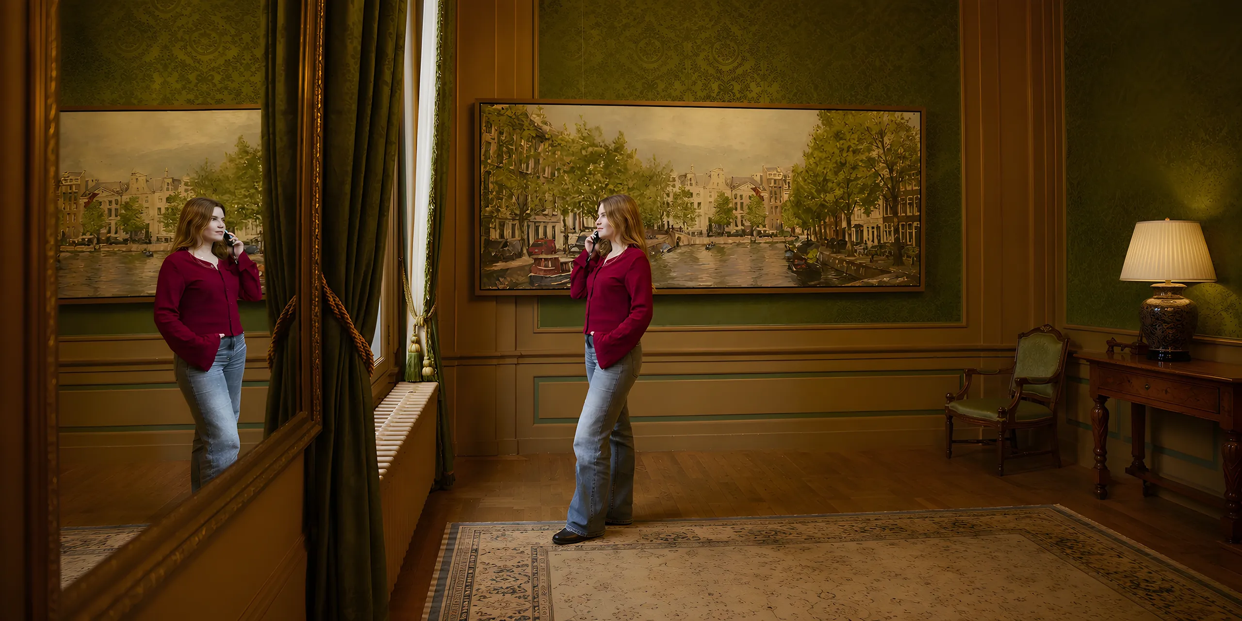 Groene Salon Grachtenmuseum_RebekkaMell expositieruimte